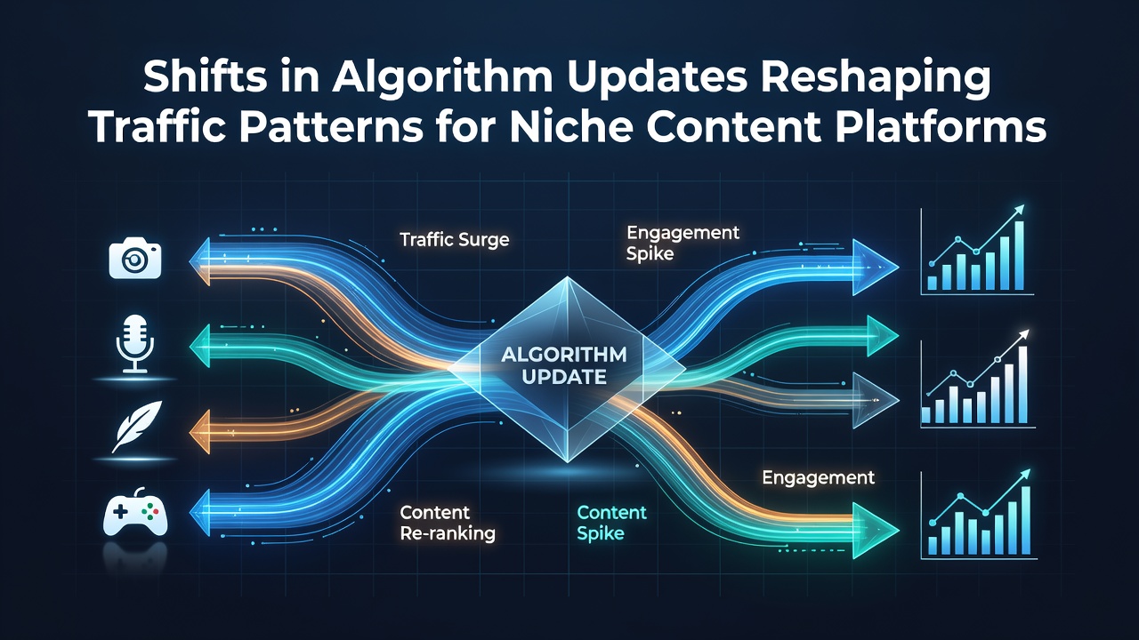 Shifts in Algorithm Updates Reshaping Traffic Patterns for Niche Content Platforms